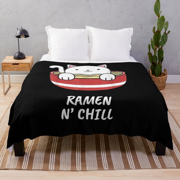 Item preview, Kawaii Japanese Anime Cat Ramen N'chill designed and sold by dolsy-store.