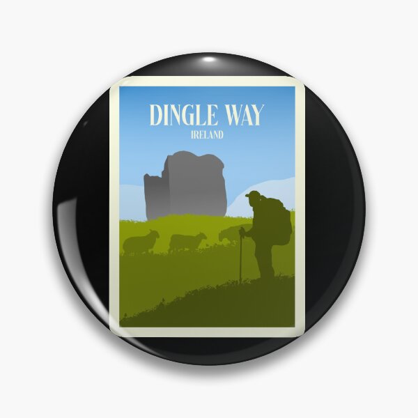 Item preview, Dingle Way - Minimalist Travel Style - Vintage Travel Art designed and sold by PopCultArcade.