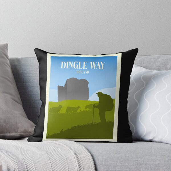 Item preview, Dingle Way - Minimalist Travel Style - Vintage Travel Art designed and sold by PopCultArcade.