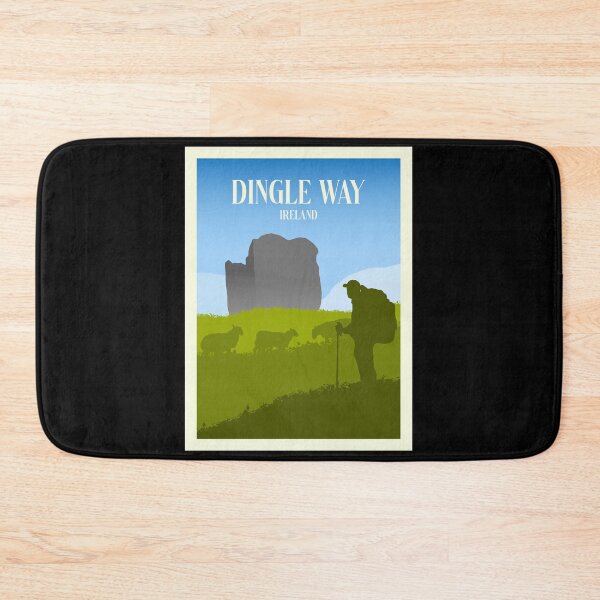 Item preview, Dingle Way - Minimalist Travel Style - Vintage Travel Art designed and sold by PopCultArcade.