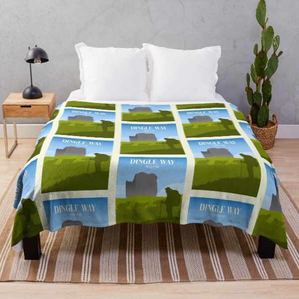 Item preview, Dingle Way - Minimalist Travel Style - Vintage Travel Art designed and sold by PopCultArcade.