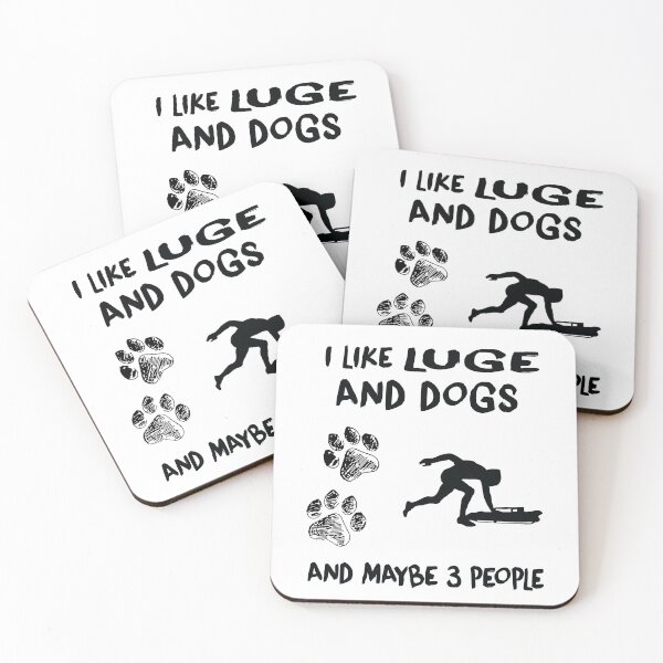 Item preview, I LIke Luge And Dogs, Funny Luge, Usa Luge, Luge Quote, Winter Sports designed and sold by Aerial Addicts.