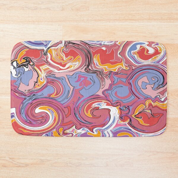 Item preview, Fluid Art, Pouring art design, Shades of Pink and Purple, Shades of Twilight, liquid art designed and sold by Thilaniz.