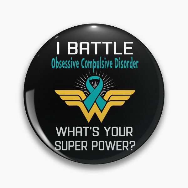 Item preview, I Battle Obsessive Compulsive Disorder What's Your Super Power Support Obsessive Compulsive Disorder Warrior Gifts  designed and sold by Sabfit.