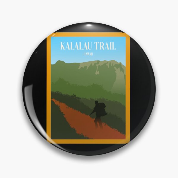 Item preview, Kalalau Trail - Minimalist Travel Style - Vintage Travel Art designed and sold by PopCultArcade.