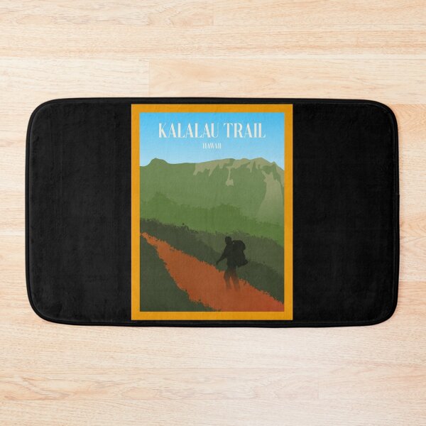 Item preview, Kalalau Trail - Minimalist Travel Style - Vintage Travel Art designed and sold by PopCultArcade.