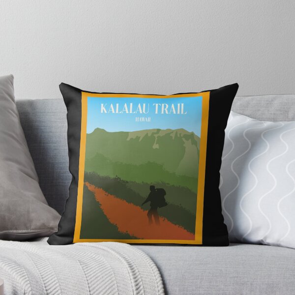 Item preview, Kalalau Trail - Minimalist Travel Style - Vintage Travel Art designed and sold by PopCultArcade.