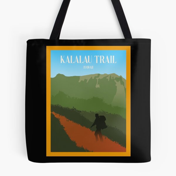 Item preview, Kalalau Trail - Minimalist Travel Style - Vintage Travel Art designed and sold by PopCultArcade.