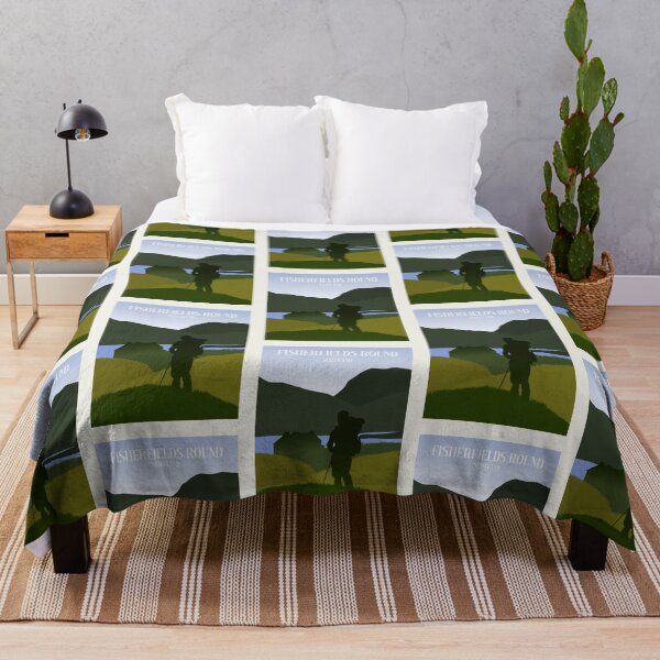 Item preview, Fisherfields Round - Minimalist Travel Style - Vintage Travel Art designed and sold by PopCultArcade.