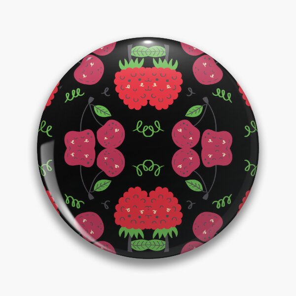 Item preview, Raspberry Fruit Pattern designed and sold by Riverside-Moon.
