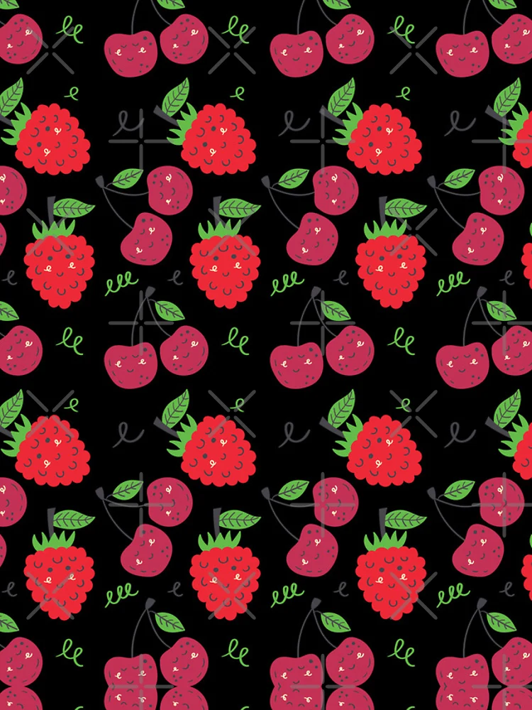 Thumbnail 4 of 4, Samsung Galaxy Phone Case, Raspberry Fruit Pattern designed and sold by Riverside-Moon.