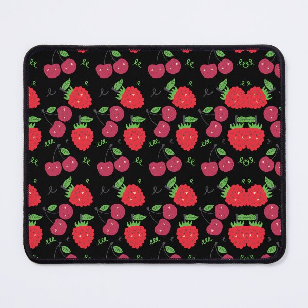 Item preview, Raspberry Fruit Pattern designed and sold by Riverside-Moon.