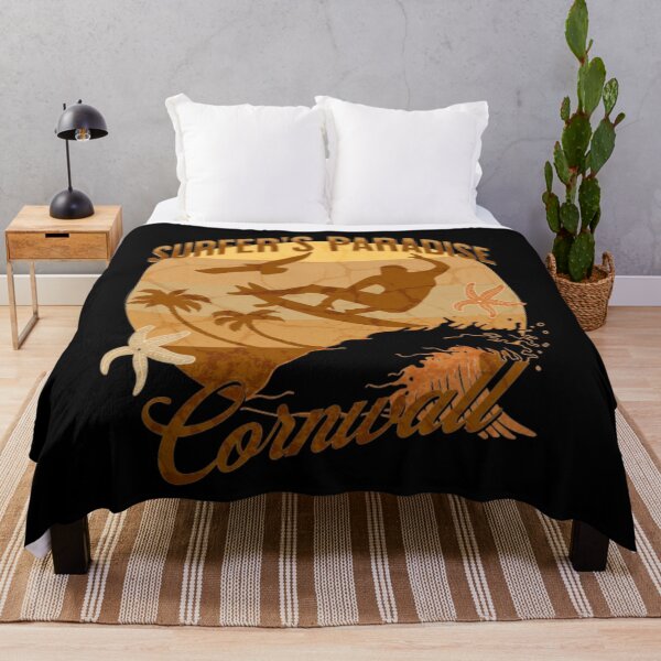 Item preview, Surfer's Paradise is Cornwall on Black designed and sold by LoloTrends.
