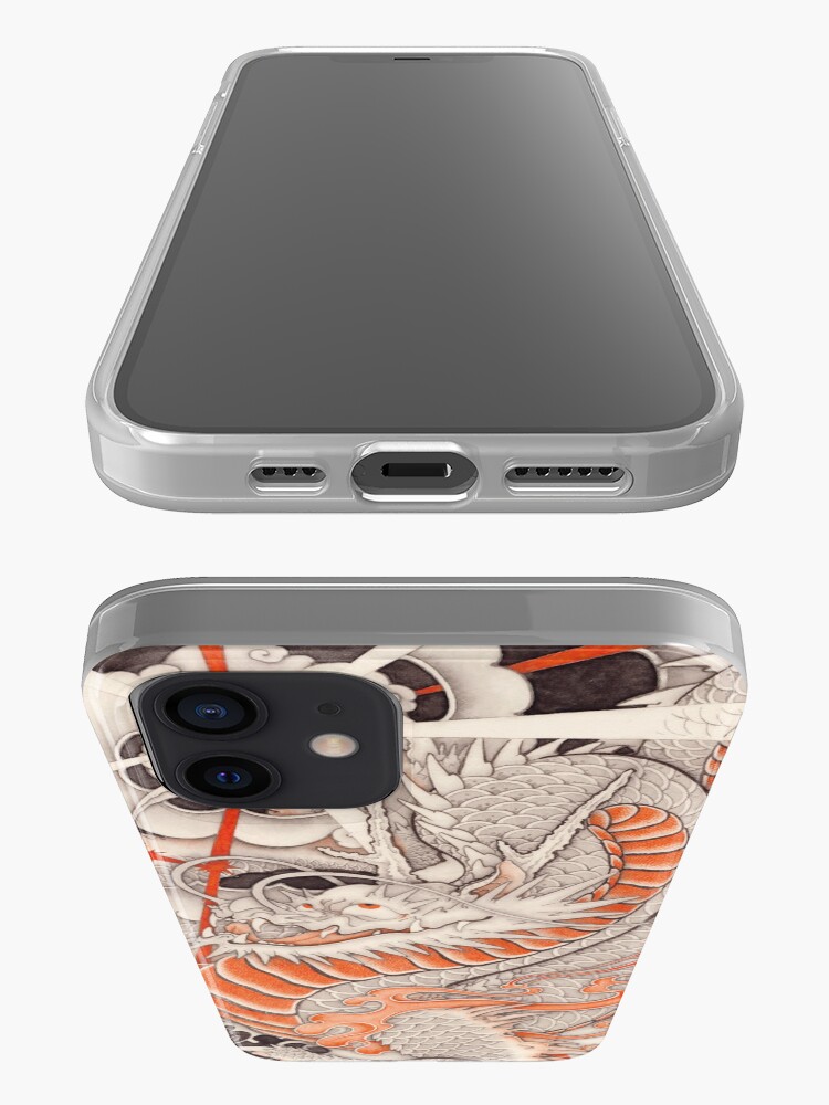 Alternate view of Japanese tattoo typhoon dragon iPhone Case & Cover