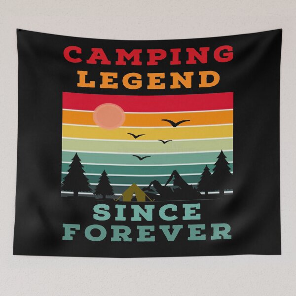 Item preview, Camping Legend Since Forever designed and sold by Ahmed Graphic .