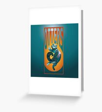 BEARS TOTEM- the otter Greeting Card