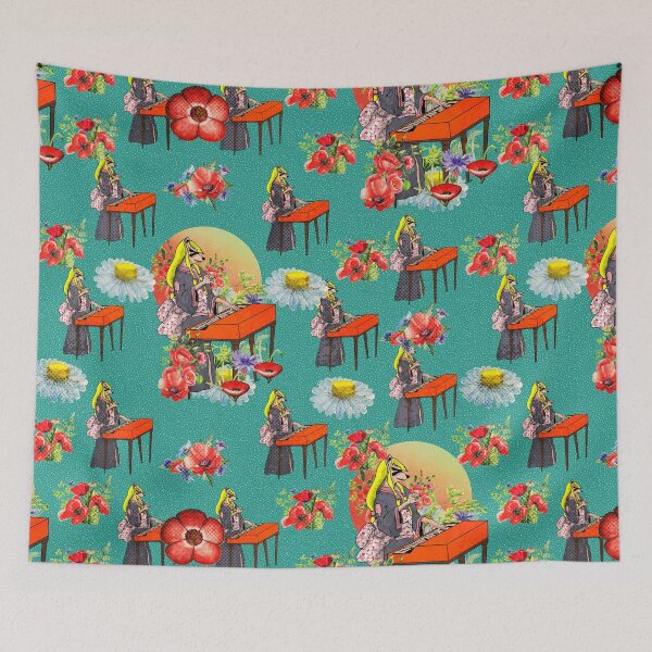Item preview, geisha band keyboard pattern designed and sold by Brotherconk.