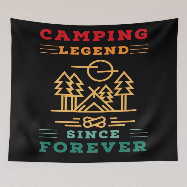 Item preview, Camping Legend Since Forever designed and sold by Ahmed Graphic .