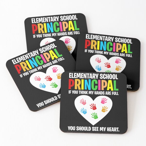 Item preview, Funny Elementary School Principal Hands Full See My Heart   designed and sold by PorpoiseTee.