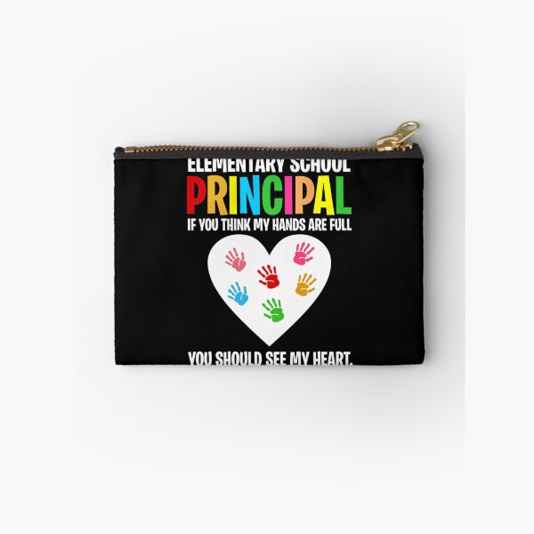 Item preview, Funny Elementary School Principal Hands Full See My Heart   designed and sold by PorpoiseTee.