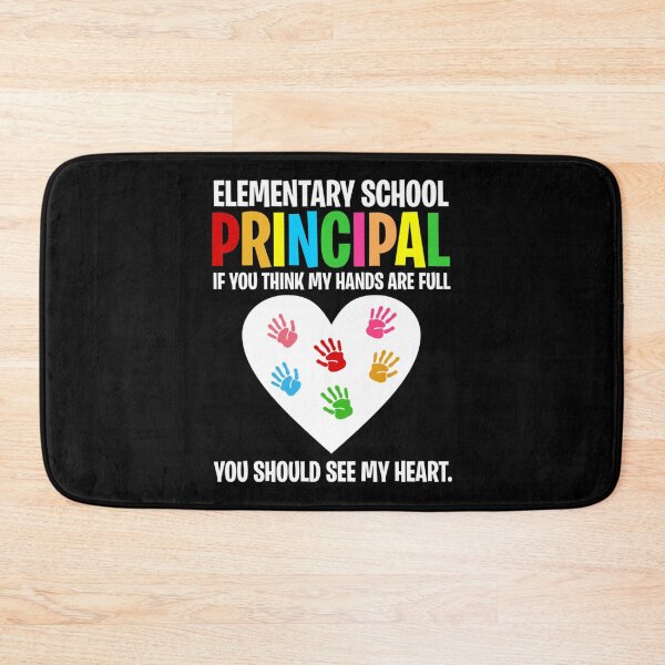 Item preview, Funny Elementary School Principal Hands Full See My Heart   designed and sold by PorpoiseTee.