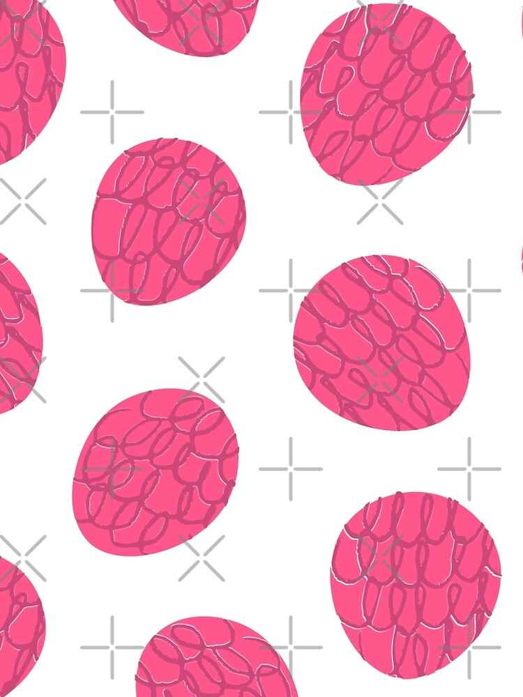 Thumbnail 5 of 5, A-Line Dress, Raspberry Fruit Pattern designed and sold by Riverside-Moon.