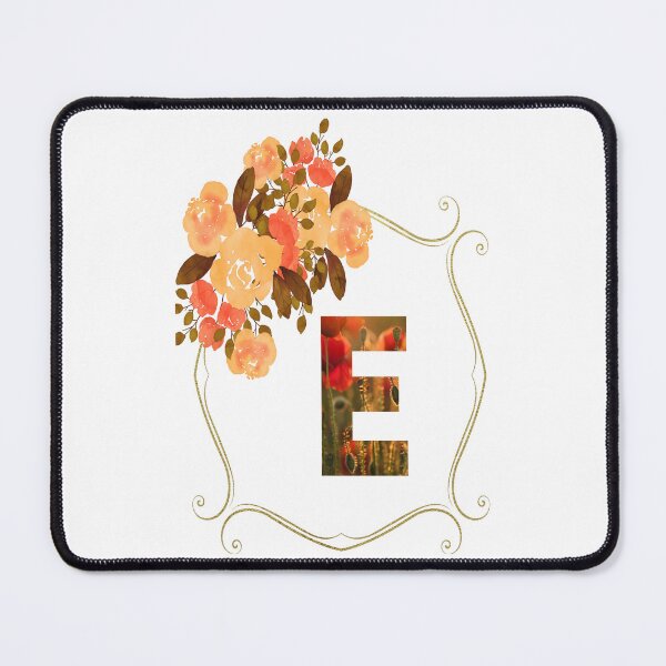 Item preview, Initial E Flowers Design, Monogram with Flowers, Initial Gifts for Her- designed and sold by bartdesigner.