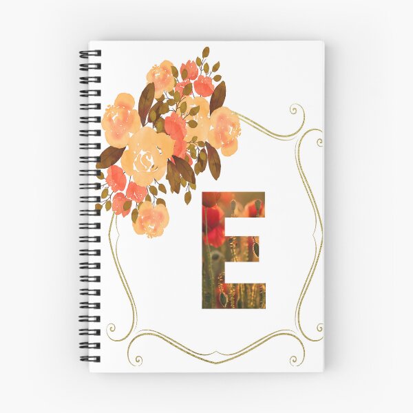 Item preview, Initial E Flowers Design, Monogram with Flowers, Initial Gifts for Her- designed and sold by bartdesigner.