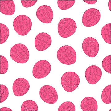 Artwork thumbnail, Raspberry Fruit Pattern by Riverside-Moon