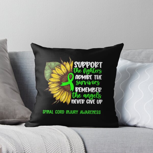 Item preview, Spinal Cord Injury Awareness - Support the Fighters Admire the Survivors Remember the Angels Never Give Up designed and sold by whlrcheryl.