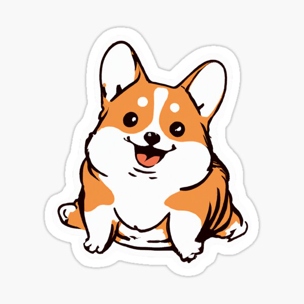 Item preview, Corgi Puppy Cute Dog Lover Retro designed and sold by betternotes.