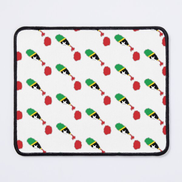 Item preview, St Kitts and Nevis National Flag Clipped into Map of St Kitts and Nevis designed and sold by IdentiTee Studios.