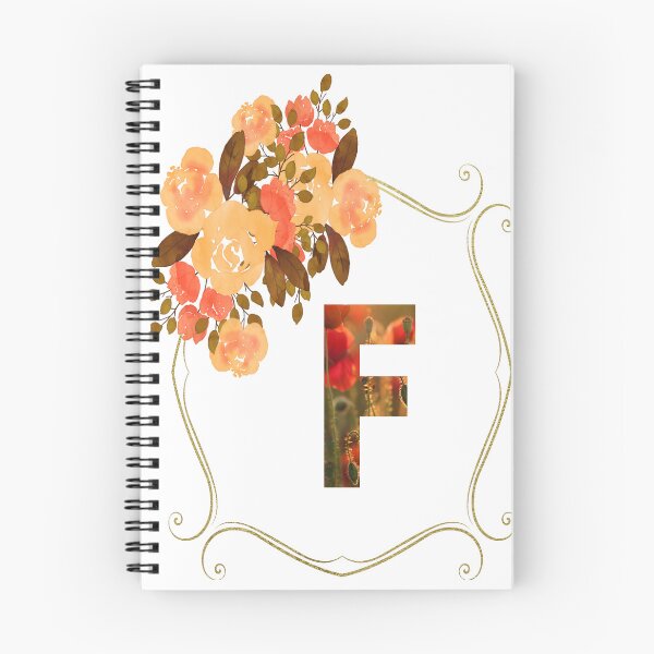 Item preview, Initial F Flowers Design, Monogram with Flowers, Initial Gifts for Her- designed and sold by bartdesigner.