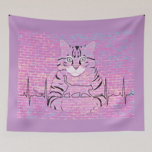 Item preview, MY HEART BEATS KITTY CATS designed and sold by Tammera.
