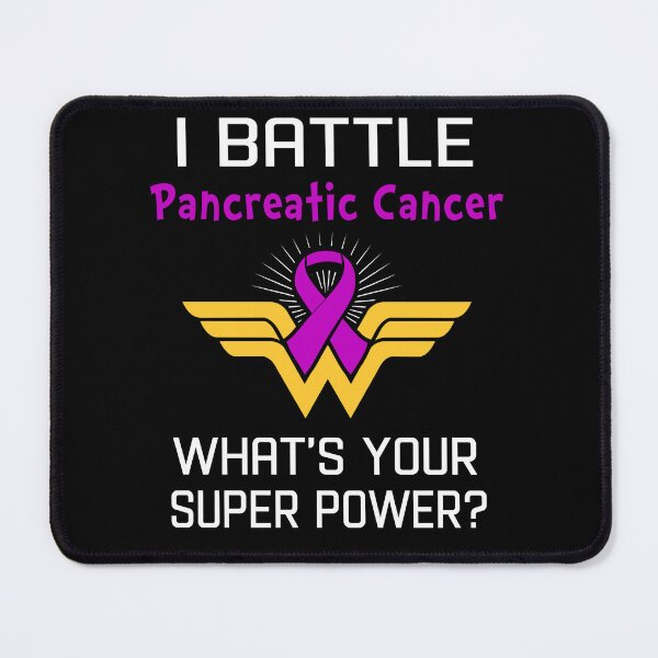 Item preview, I Battle Pancreatic Cancer What's Your Super Power Support Pancreatic Cancer Warrior Gifts designed and sold by Sabfit.