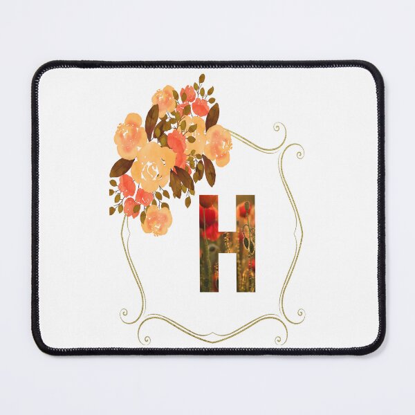 Item preview, Initial H Flowers Design, Monogram with Flowers, Initial Gifts for Her- designed and sold by bartdesigner.