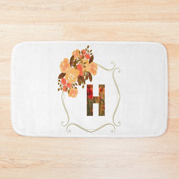 Item preview, Initial H Flowers Design, Monogram with Flowers, Initial Gifts for Her- designed and sold by bartdesigner.