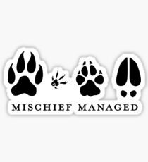 Mischief Managed Sticker