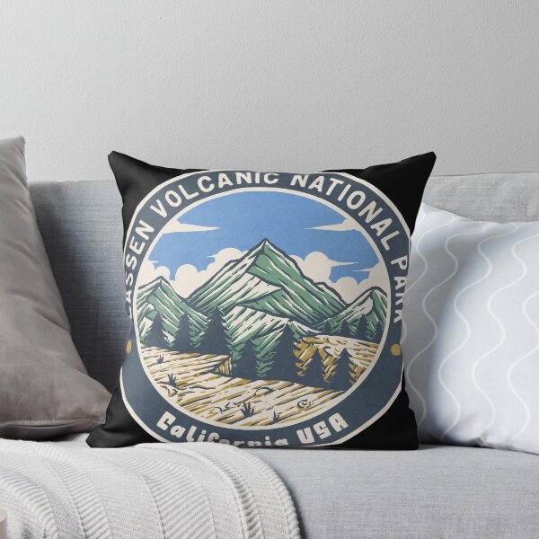 Item preview, Lassen Volcanic National Park Vintage Mountains designed and sold by JordanHolmes.