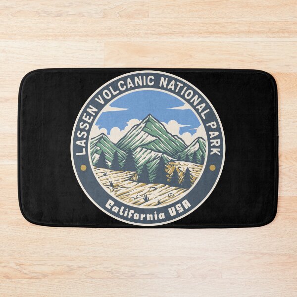 Item preview, Lassen Volcanic National Park Vintage Mountains designed and sold by JordanHolmes.