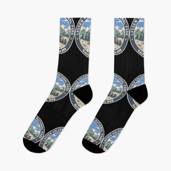 Item preview, Lassen Volcanic National Park Vintage Mountains designed and sold by JordanHolmes.