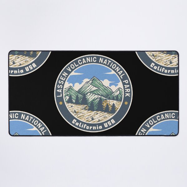 Item preview, Lassen Volcanic National Park Vintage Mountains designed and sold by JordanHolmes.