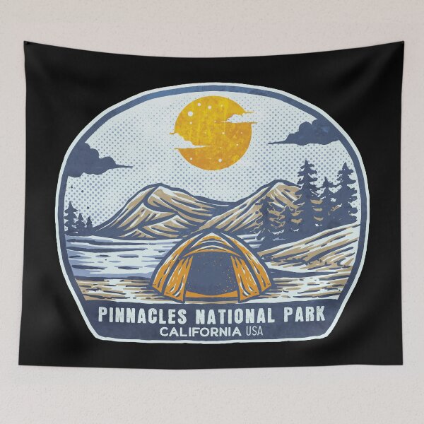 Item preview, Pinnacles National Park Vintage Sunset Camp designed and sold by JordanHolmes.