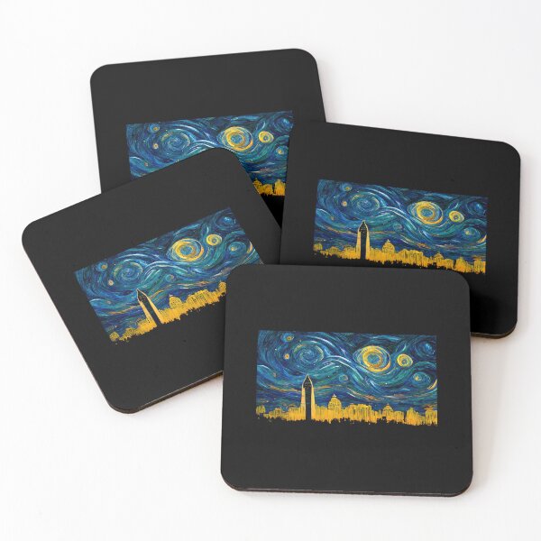Item preview, Washington DC skyline like starry night  designed and sold by StoneyPhenix.
