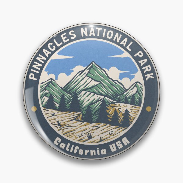 Item preview, Pinnacles National Park Vintage Mountains designed and sold by JordanHolmes.