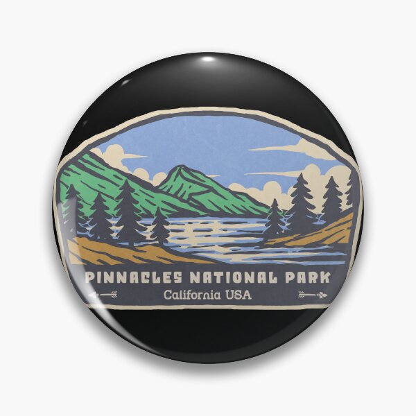 Item preview, Pinnacles National Park Vintage Mountain Lake designed and sold by JordanHolmes.
