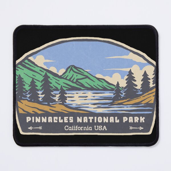 Item preview, Pinnacles National Park Vintage Mountain Lake designed and sold by JordanHolmes.