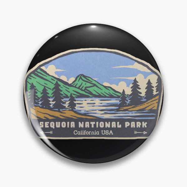 Item preview, Sequoia National Park Vintage Mountain Lake designed and sold by JordanHolmes.