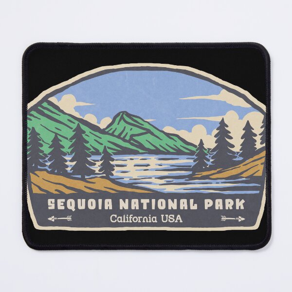 Item preview, Sequoia National Park Vintage Mountain Lake designed and sold by JordanHolmes.