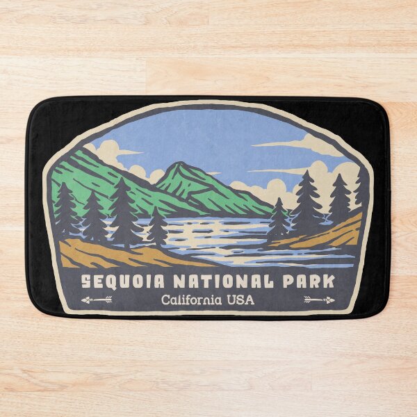 Item preview, Sequoia National Park Vintage Mountain Lake designed and sold by JordanHolmes.